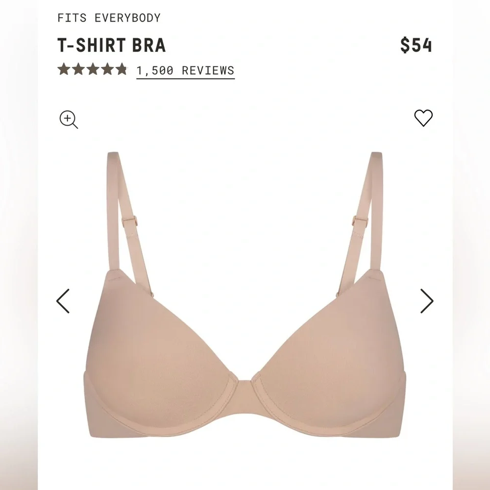 SKIMS fits everybody tshirt bra - Picture 1 of 3